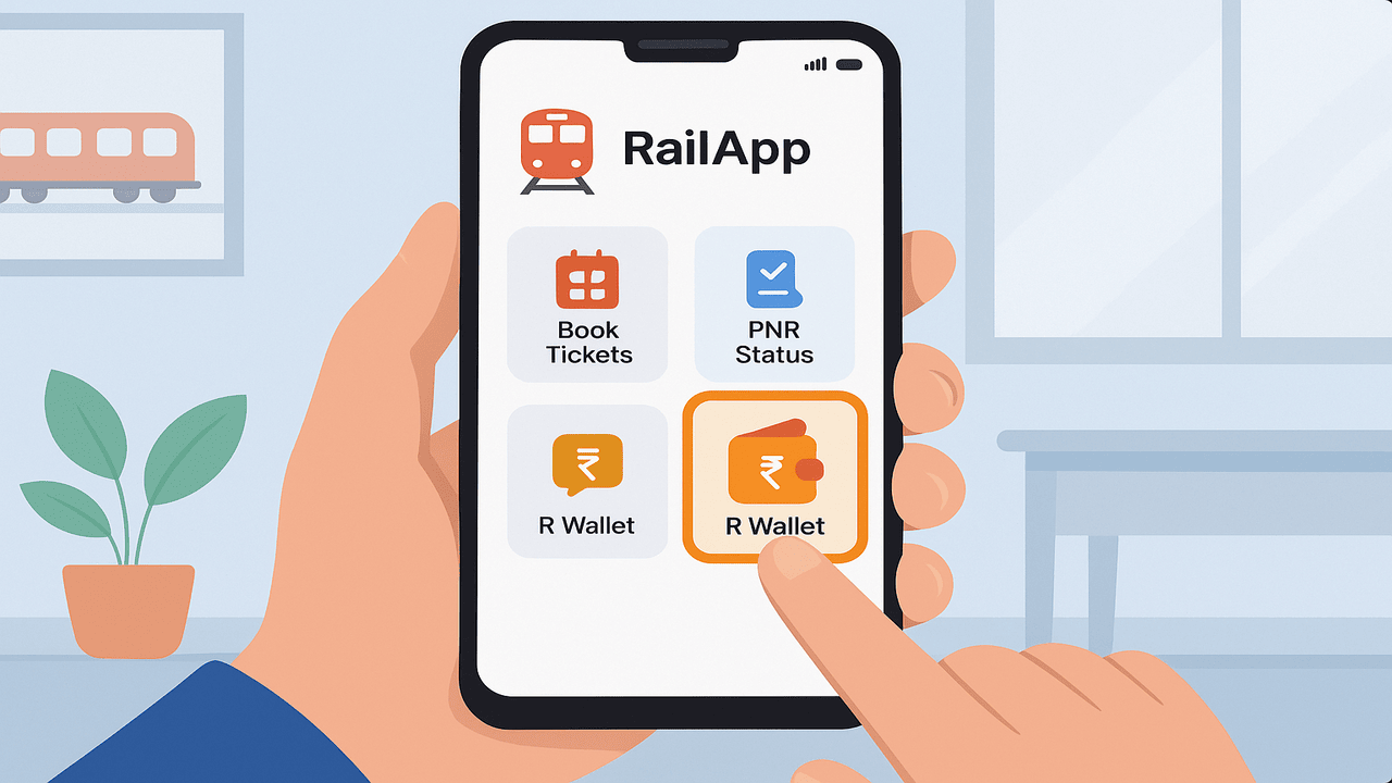 How to Make and Use R Wallet in RailOne App
