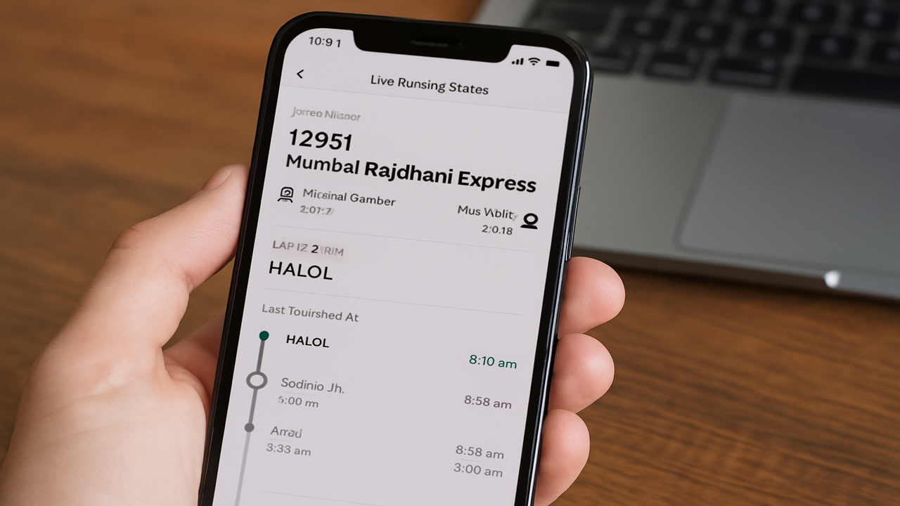 How to Train Track in RailOne App