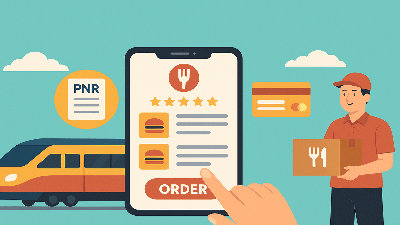 How to Order Food in the RailOne App