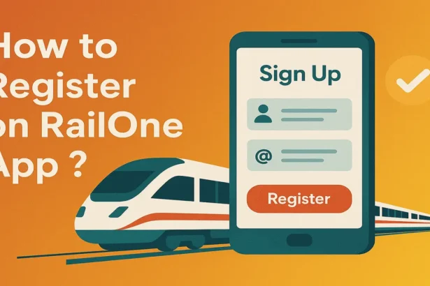 How to Register on RailOne App