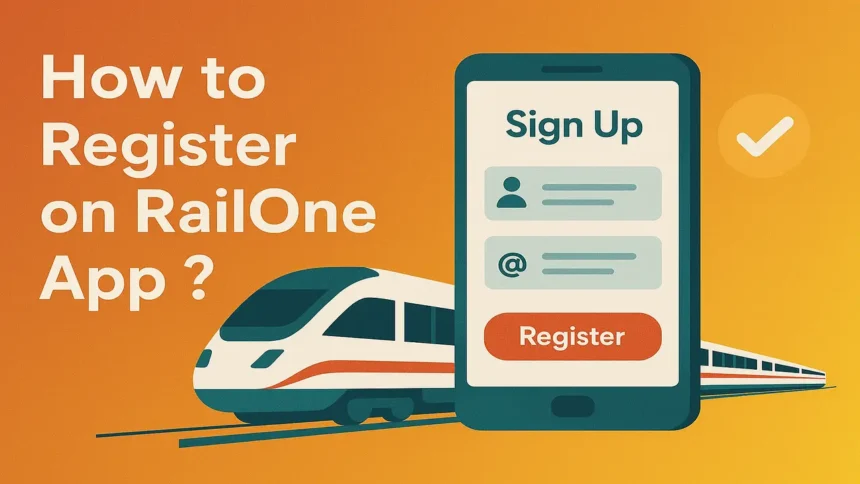 How to Register on RailOne App